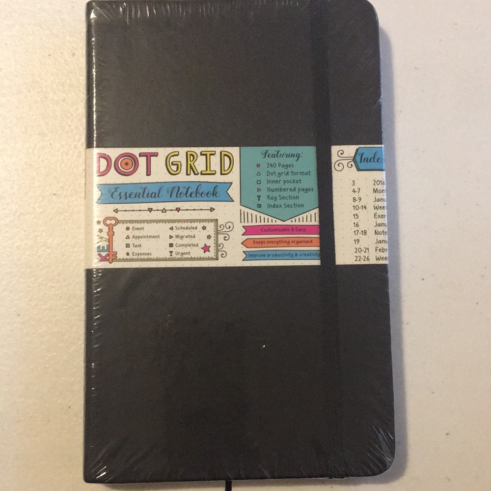 Piccadilly dot grid bullet journal